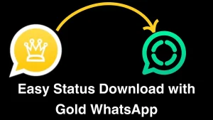 Easy Download Status with Gold WhatsApp
