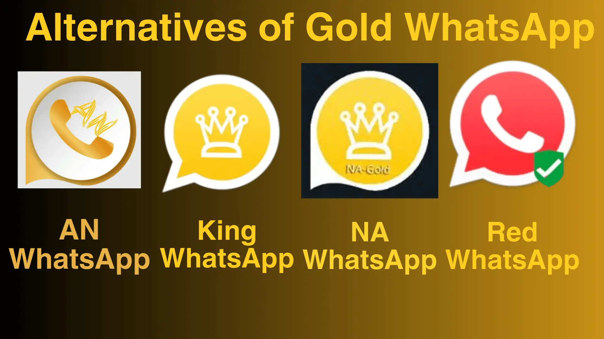 Gold WhatsApp Alternatives